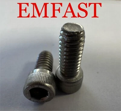 EMFAST 3/16 BSW X 1 Inch socket head cap screw stainless steel whitworth bolt screws