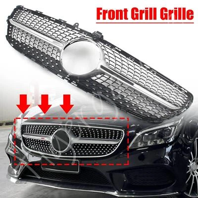 Parachoques delantero rejilla radiador mercedes-benz clase cls w218 2015-2018 - Imagen 1 de 4