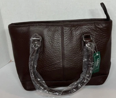 Bolso de Mano L.L.Bean Exchange Street, Pequeño - Marrón - Nuevo con Etiquetas Foto 1 de 4