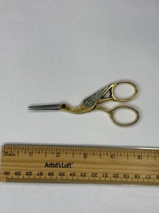 WASA Solingen Embroidery Scissors Germany Stork Crane Sewing F1 - Picture 1 of 4
