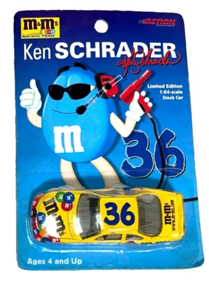M & M's Ken Schrader Limited Edition 36 Stock Car (1999) 1:64 Scale NEW - Image 1 of 3