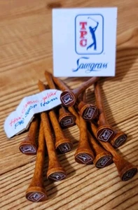 TPC Sawgrass Golf Tees 2-3/4" 12 Total Wooden Tees SHIPS FREE w/Buy It Now (NEW) - Picture 1 of 5