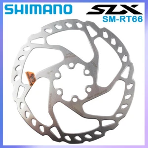 New Shimano Deore SLX SM-RT66 Disc Brake 6-Bolt Rotor 160mm 180mm 203mm MTB - Picture 1 of 9