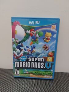 New Super Mario Bros. U (Nintendo Wii U, 2012) Complete CIB w/ Manual