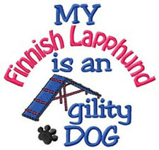 My Finnish Lapphund is An Agility Dog Ladies T-Shirt - Dc1756L Size S - Xxl