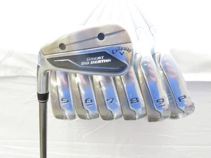 New LH Callaway Great Big Bertha Iron Set 4-PW Helium 60I Regular Flex Graphite - Picture 1 of 7