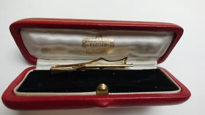 RARE Cartier 14k GOLD Shotgun Tie Bar Clip Vintage Custom 10 gram - Image 1 of 4