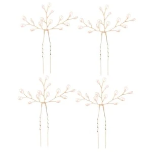 4 Pcs Hairpin Bride Hairclip Women Hair Clip Bride Headdress Bridal Hair Fork... - Picture 1 of 9