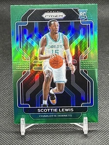 2021-22 Panini Prizm - #287 GREEN PRIZM Scottie Lewis (RC) - Picture 1 of 16