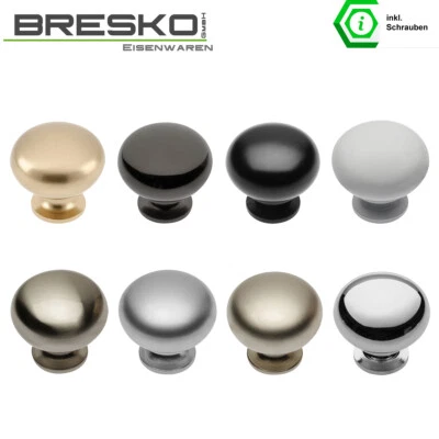 Möbelknopf Möbelknauf Möbelknöpfe Möbelgriff Knauf Knopf Schublade Schrank Stahl - Bild 1 von 2