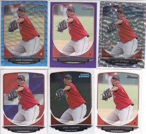 Jose Cisnero 2013 Bowman BP35 Prospect Card Lot Chrome +Base -w/parallels - Picture 1 of 1