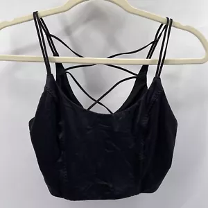 Sujetador deportivo Victoria's Secret talla mediana negro con correas inalámbrico sin almohadillas - Imagen 1 de 6