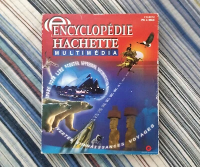 Vintage Software Encyclopedia Hachette Multimedia French Mac PC Windows 3.1 95 - Image 1 of 4