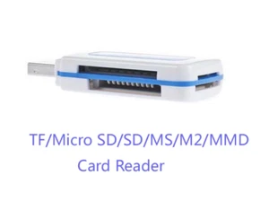 SD MS M2 TF Micro SD To USB 2.0 Card Reader (M2 T-flash SDHC Mini Adapter) - Photo 1 sur 4