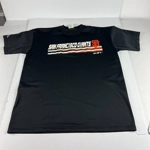 VTG 90s Majestic San Francisco Giants Jersey Shirt Extra Large Black Mesh Tee - Picture 1 of 12