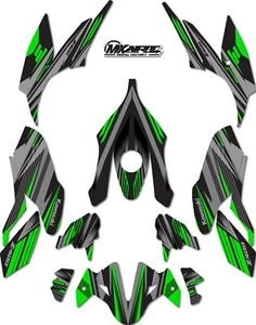Kawasaki Z400 graphics 2017 - 2023 Strike style stickers Z 400 Decals - Picture 1 of 4