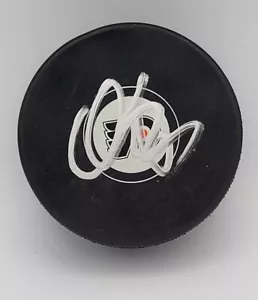 OLIVER BONK PHILADELPHIA FLYERS SIGNIERT NHL PUCK COA - Bild 1 von 2