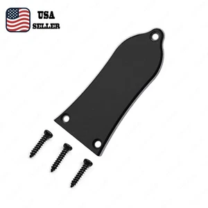 Campana de cubierta de varilla de braguero de guitarra de 3 orificios 2 capas con 3 tornillos para Epiphone Les Paul - Imagen 1 de 5