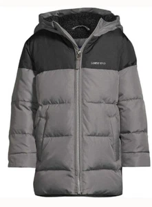 Lands' End Kids Fleece Lined Coat. Color Wisteria, Waterproof Outer shell - Picture 1 of 4