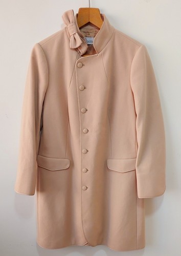 Cappotto rosso Valentino rosa rosa taglia 12 US 48 IT