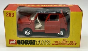 OSI "DAF-CITY" CAR - CORGI Toys Whizzwheels 283 - Mettoy Company 1970 - Neuf - Imagen 1 de 6