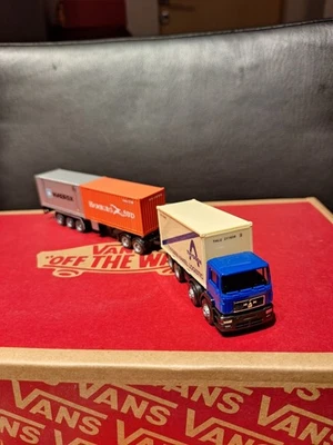 Herpa Container Hängerzug 1:87 MAN Thyssen - Bild 1 von 2