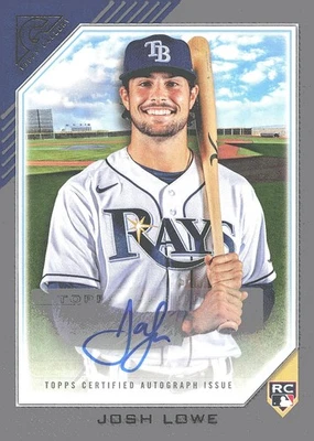 2022 Topps Gallery #RA-JL Josh Lowe Rookies Autographs - Image 1 of 2