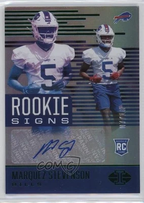 2021 Panini Illusions Rookie Signs Green /10 Marquez Stevenson #RS-MS Auto RC - Image 1 of 2
