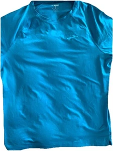 2 -Brooks Run Happy T-Shirt 1-blue 1-black - Picture 1 of 8
