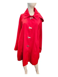 Chaqueta con capucha London Fog roja para mujer talla 2X - Imagen 1 de 8