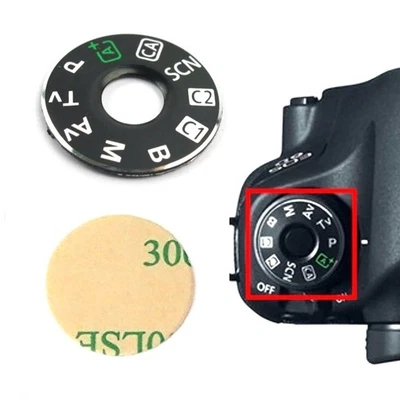 Function Dial Mode Plate Interface Cap Button Repair For Canon EOS 6D Camera B - Image 1 of 4