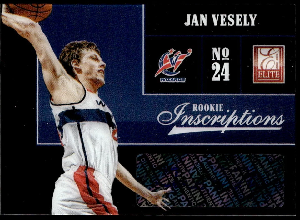 2012-13 Panini Elite #47 Jan Vesely Rookie Inscriptions Auto E1 - Image 1 of 2