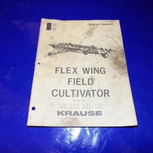 Cultivador de campo KRAUSE Flex Wing manual del propietario 10/80 - Imagen 1 de 4
