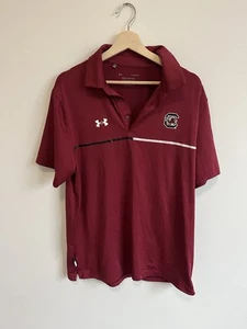 Under Armour South Carolina Gamecocks Poloshirt Herren Large Fußball Golf - Bild 1 von 3