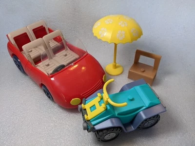 Bluey Escape Coche Convertible, ATV Cuatro Ruedas Lote Juguetes Alce Piezas Mixtas Foto 1 de 4