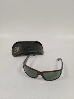 Ray-Ban Herren Designer Sonnenbrille rot/schwarz rechteckig PREDATOR RB4095 - GEBRAUCHT - Bild 1 von 4