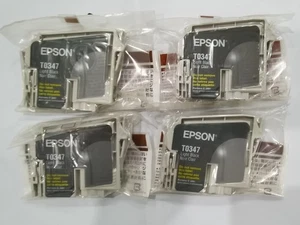 (4pcs)Genuine Epson T0347  Print  Ink Cartridges for Stylus Photo 2200 - Picture 1 of 2
