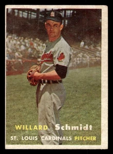 1957 Topps - Willard Schmidt #206 VG - Picture 1 of 2