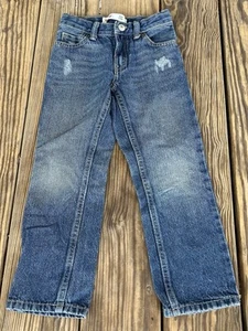Levi's Jeans 511 Boys Slim Size 5 Regular Blue Adjustable Waist Medium Wash  - Picture 1 of 3