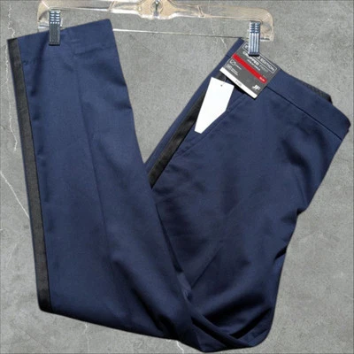 J. Ferrar Cropped Pant Men's 32 SH Navy Shine Evening Edition Slim Stretch - Image 1 of 3