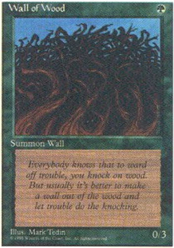 FBB Korean Wall of Wood ~ Near Mint 4th Edition Fourth Foreign Black Border Stoc - Image 1 of 1