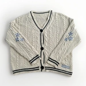 Taylor Swift Folklore Strickjacke Pullover Damen Medium/Large Zopfmuster Knopf - Bild 1 von 10