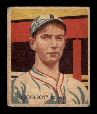 1934-36 National Chicle Diamond Stars (R327) #33 Schoolboy Rowe - GOOD - Image 1 of 2