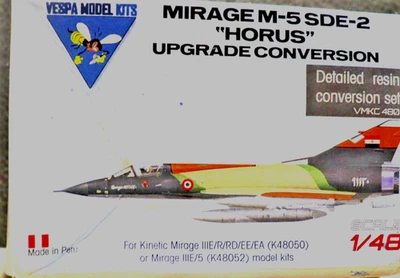 Dassault "Mirage" M-5 SDE-2 "Horus" Conversion For Kinetic kit 1/48 - Image 1 of 2