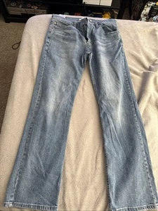 Mens Signature By Levi Strauss & Co. Blue Denim Jeans S61 Relaxed Fit Size 34x32 - Picture 1 of 7