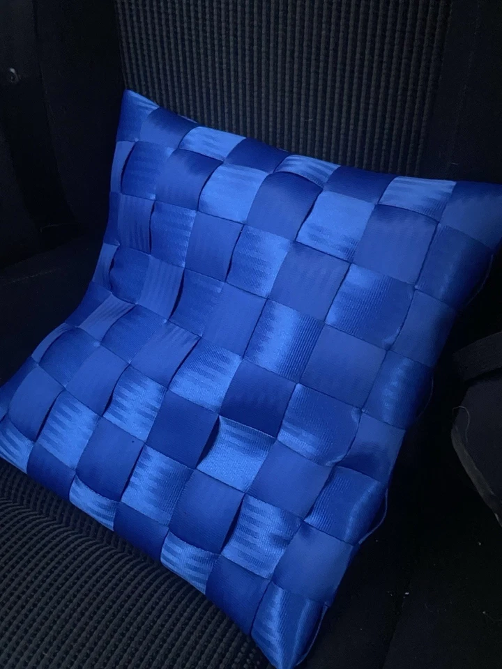 Reclaimed Seatbelt Cushions from TING London - Image 1 of 3