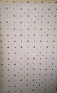 Vintage Small Pink & Yellow Floral on Light Beige by The Art Institute CAS4155 - Picture 1 of 12