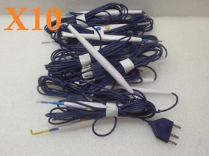 (10) Elektrochirurgischer Bleistift Einweg Kauterisierungsstift Chirurgische Elektroden - Bild 1 von 6