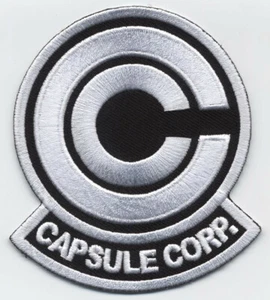 Dragon Ball Capsule Corp Anime Costume Patch Iron on - Picture 1 of 1