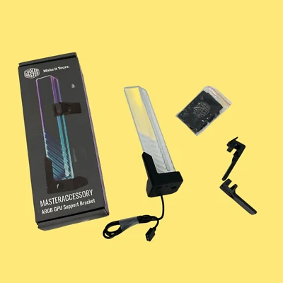 AS/IS Master Cooler Master Accessory ARGB GPU Support Bracket #7210 Z65/42 - Image 1 of 4